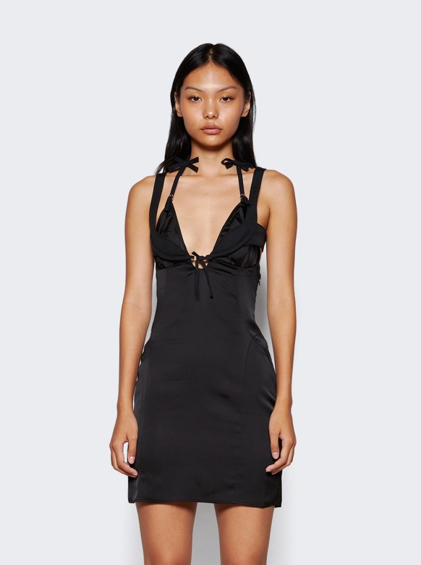 Jacquemus La Robe Ciceri Mini Dress In Black