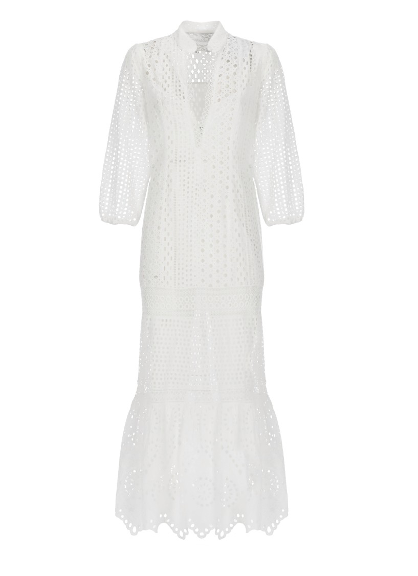 Temptation Tiered Lace Detail Maxi Dress