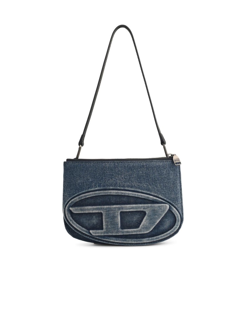 Diesel 1dr Twin' Blue Denim Bag