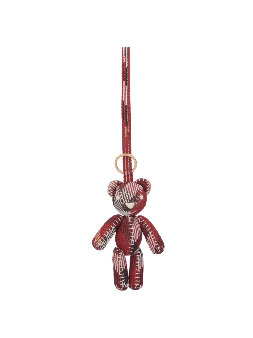 Burberry "thomas" Bear Keychain – Red