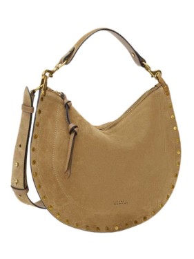 Isabel Marant Leyden Mini Gz Shoulder Bag - Leather - Beige