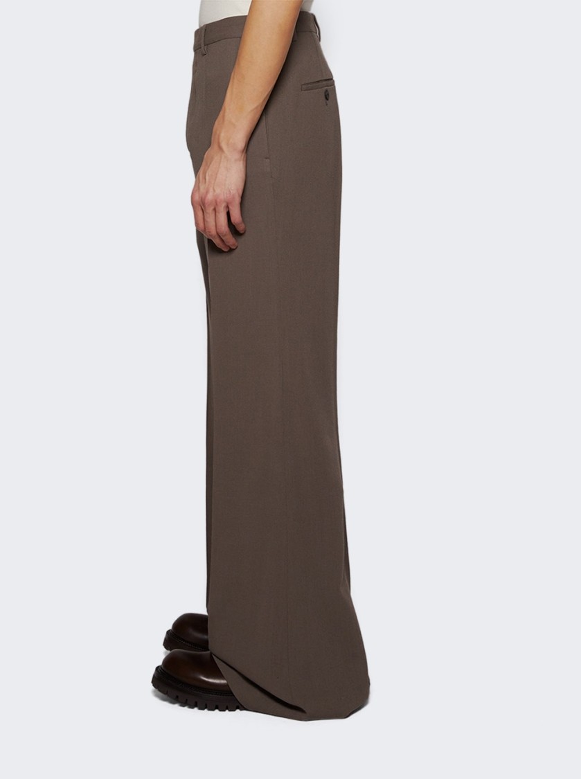 Rick Owens Wide Astaires Pants Dust In Neutrals