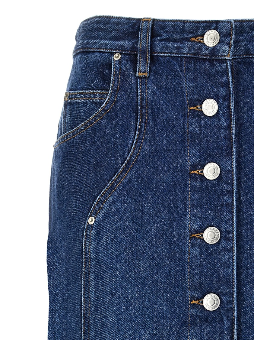 Isabel Marant Étoile Vandy Denim Cotton Skirt