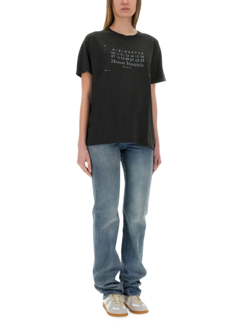 Maison Margiela Straight Jeans In Blue