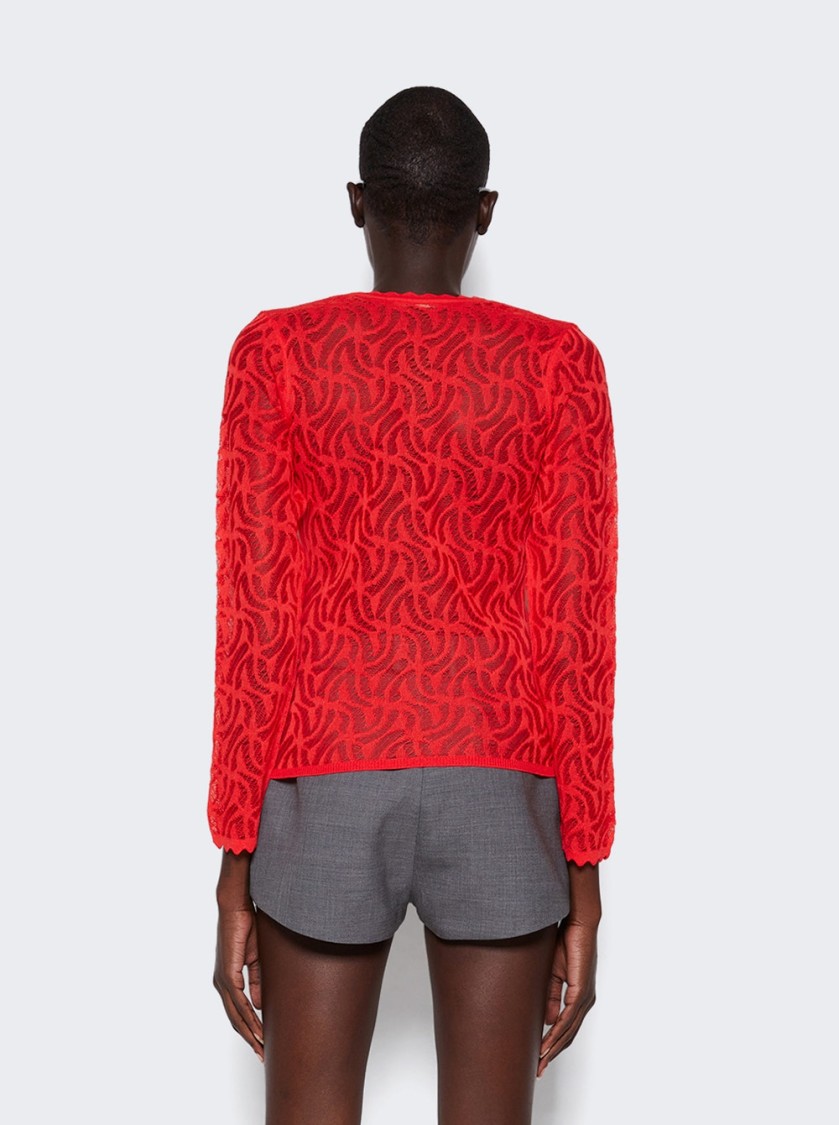 Shop Diotima Portia Lace Knit Cardigan
