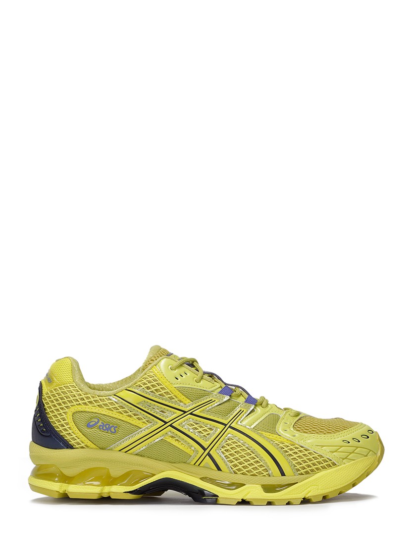 Asics Mesh Rubber Sole Sneakers With Branded Heel