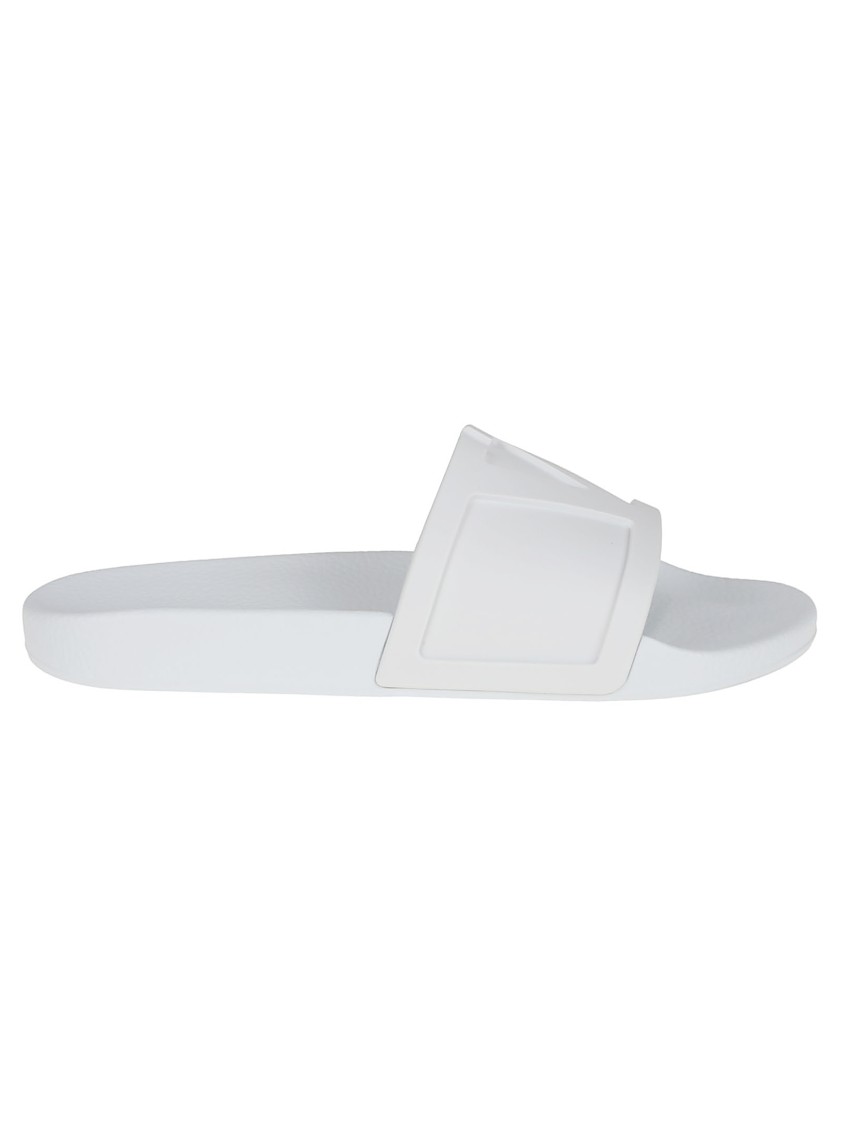 Valentino Coolside Pool Slide In White