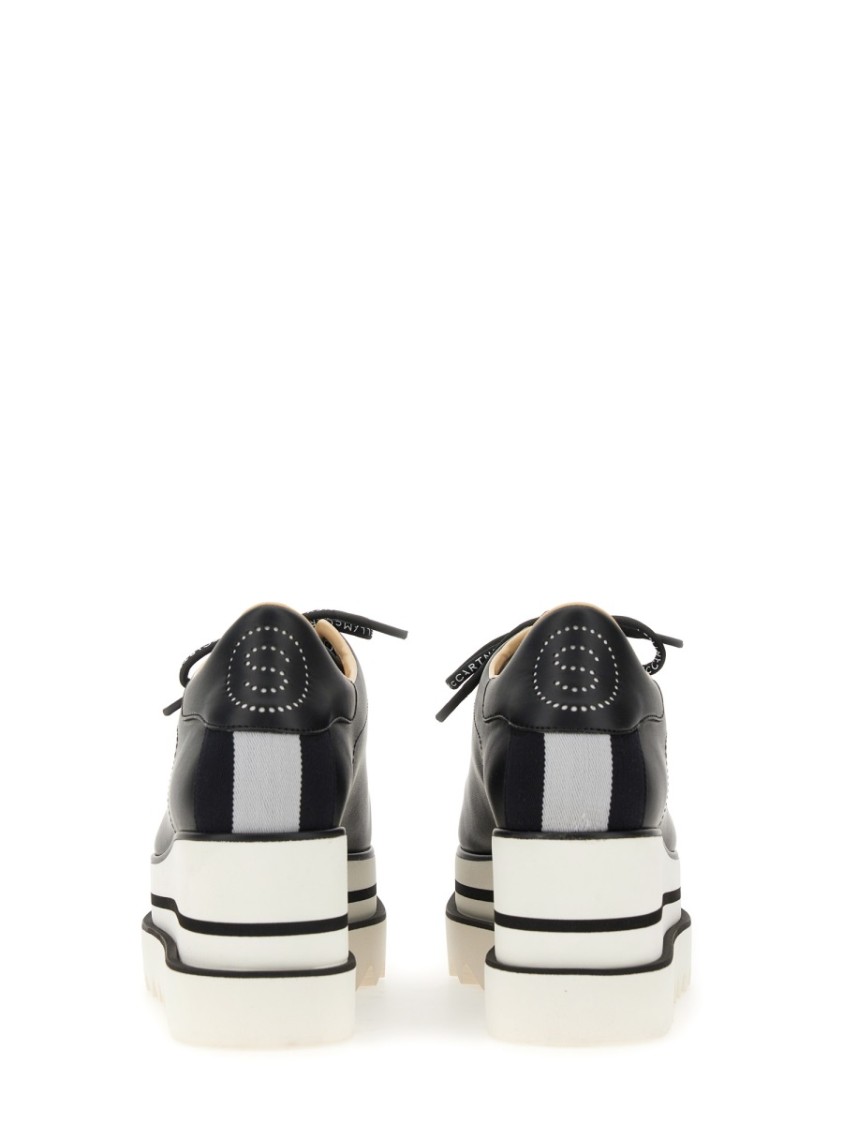 Stella Mccartney Sneakelyse Vegan Logo Platform Loafers