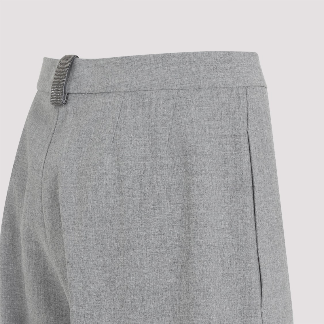 Fabiana Filippi Wide-leg Trousers With Clean Waistband And Subtle Pleats