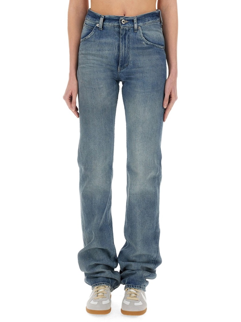 Maison Margiela Straight Jeans In Blue