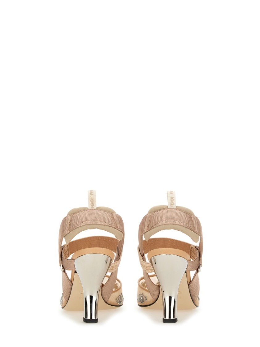 Fendi Women's Slingback Hummingbird Lite Pumps