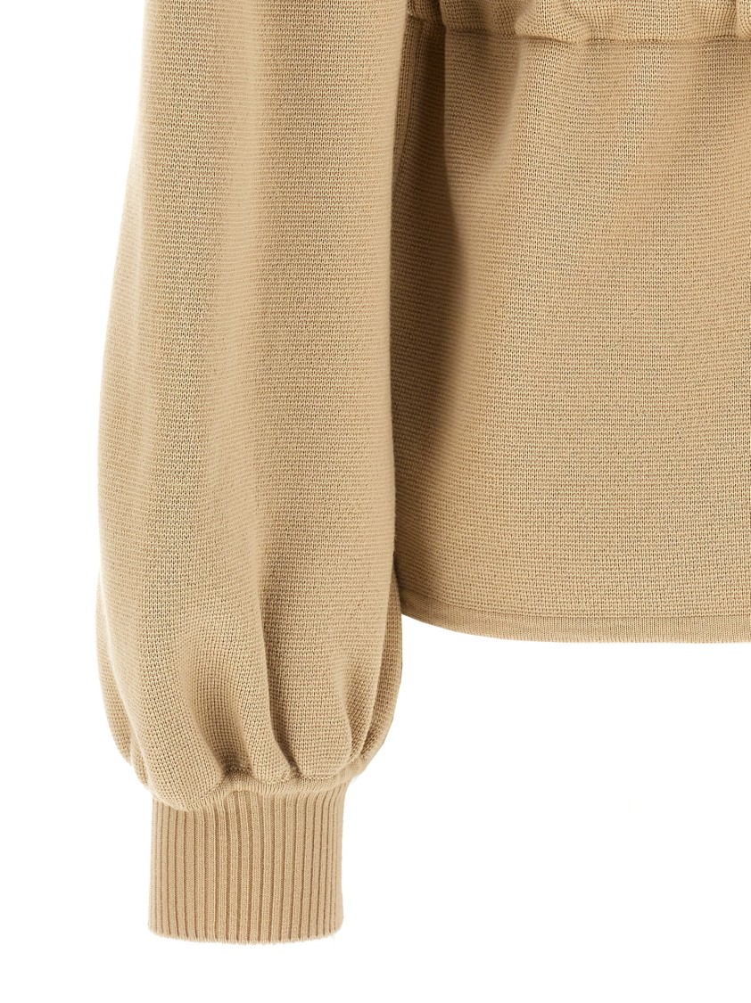 Max Mara Tiberio Sweaters And Cardigans Beige In Nude