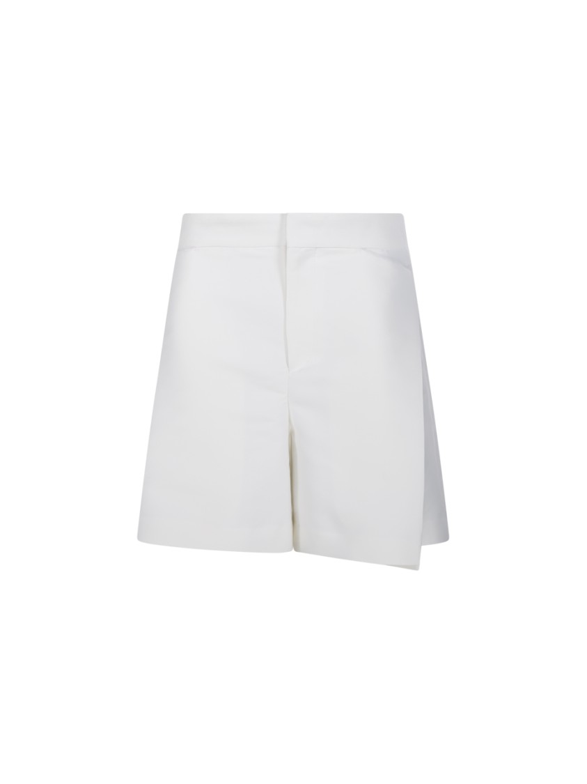Victoria Beckham Fold Detail Straight Leg Culotte