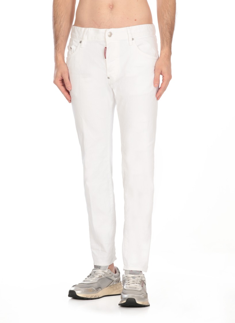 Shop Dsquared2 Skater Jeans In White