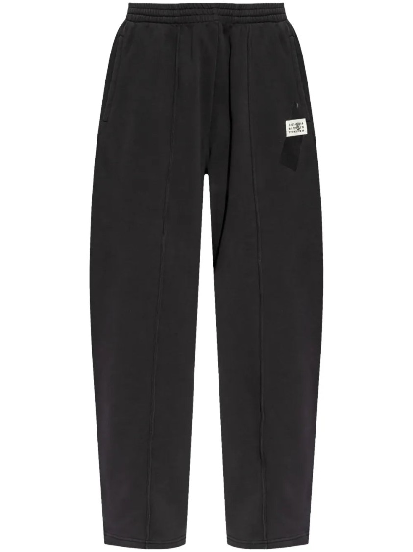 Mm6 Maison Margiela Mm6 By Maison Margiela Numbers Motif Track Pants In Black
