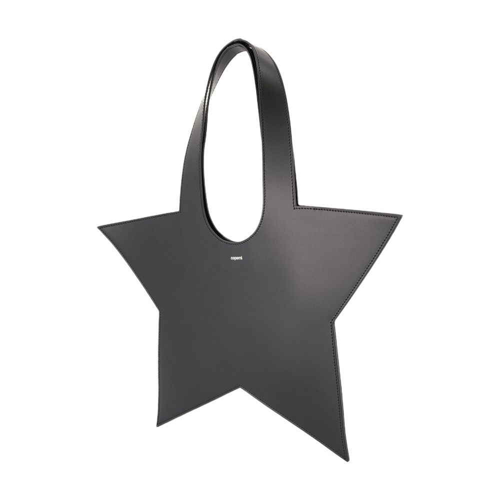 Shop Coperni Mini Star Shopper Bag - Leather - Black