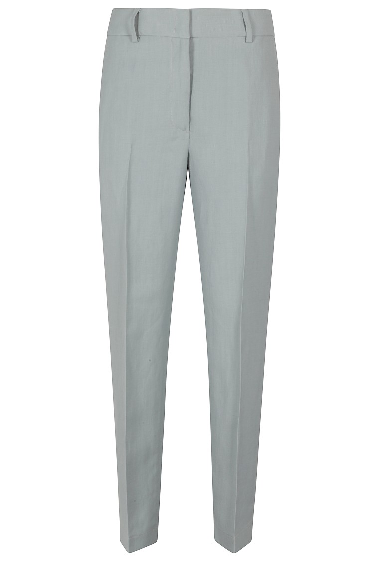 Shop Seventy Tailored Viscose Pants - Green