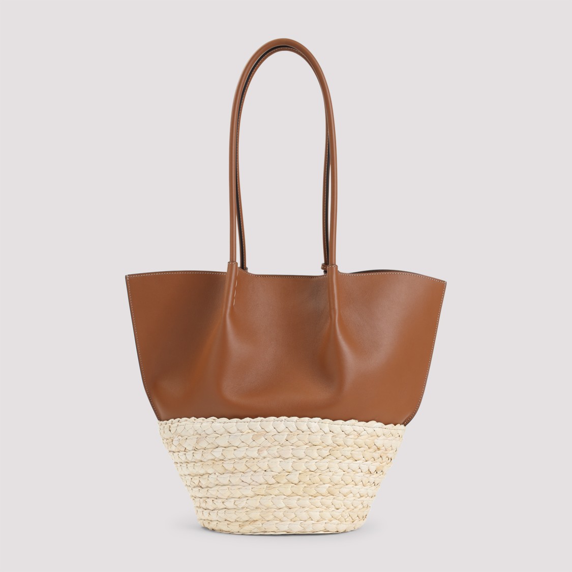 Shop Tod's Brown Bux Medium Shopping Tote
