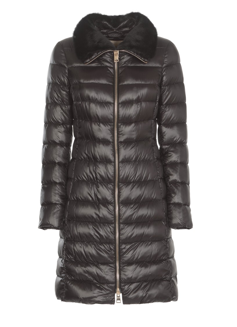 Herno Quilted Down Jacket In Black