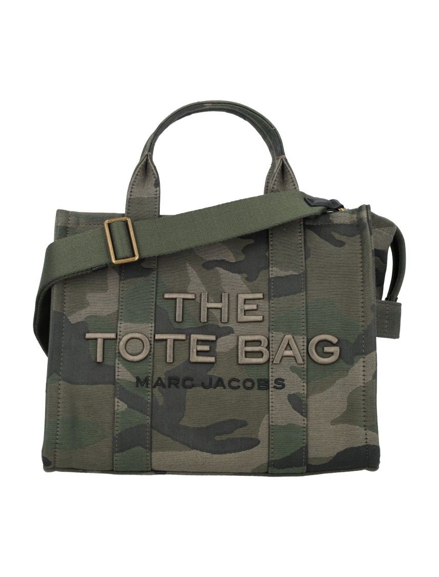 Marc Jacobs The Medium Camo Tote In Green