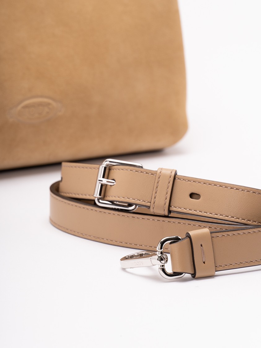 Tod's Mini Bag In Leather In Neutral