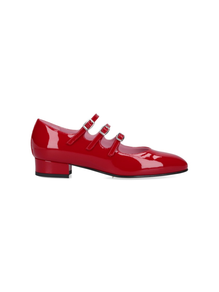 Shop Carel Mary Jane Pumps "ariana" In Red Patent Leather