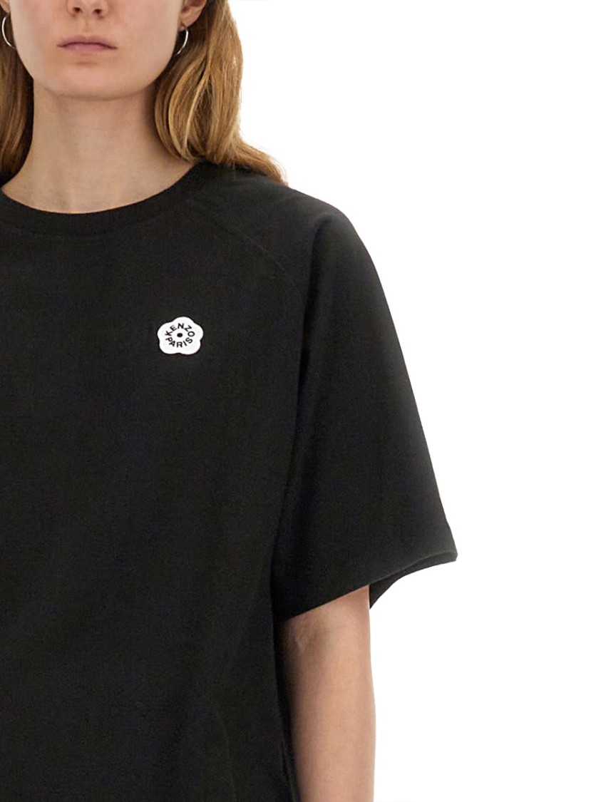 Kenzo Gots Boke Flower 2.0 Embroider In Black