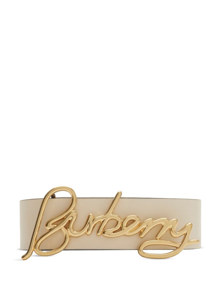 Burberry Adjustable Reversible Belts Smooth Finish In Black
