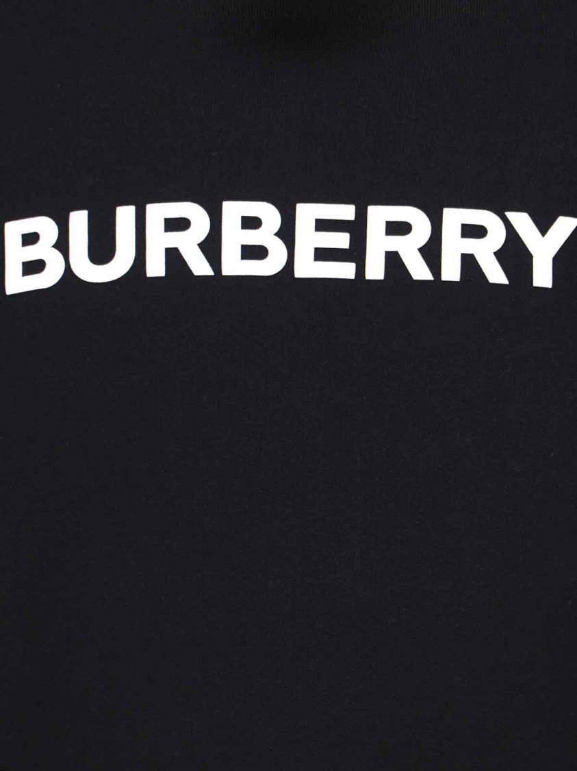 Shop Burberry Logo Hoodie – Black