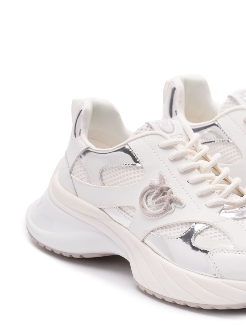 Pinko Ariel Low-top Running Sneakers In White