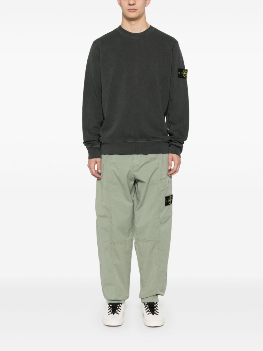 Stone Island Sweatshirt In Gray