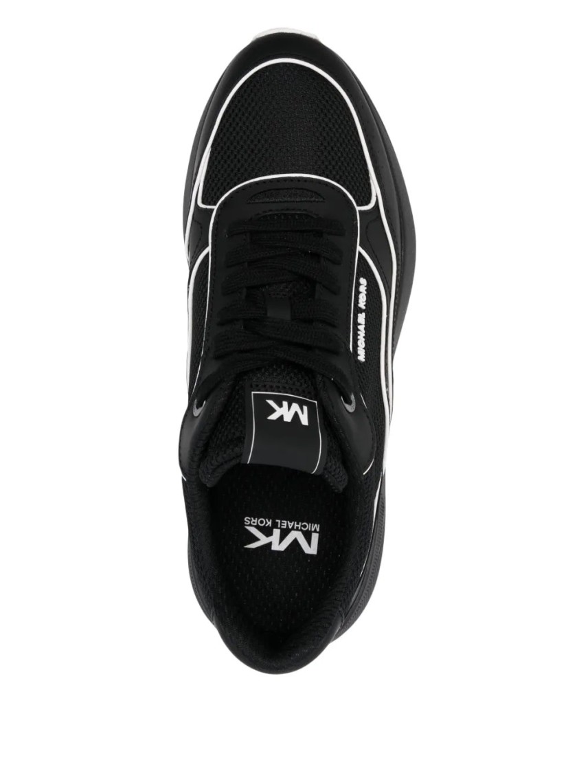 Michael Kors Black Trainers With Cushioned Sole In Black