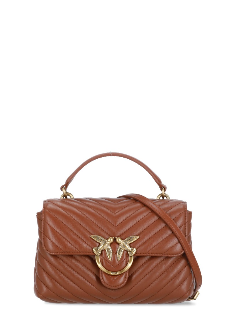 Pinko Brown Lady Love Puff Mini Bag