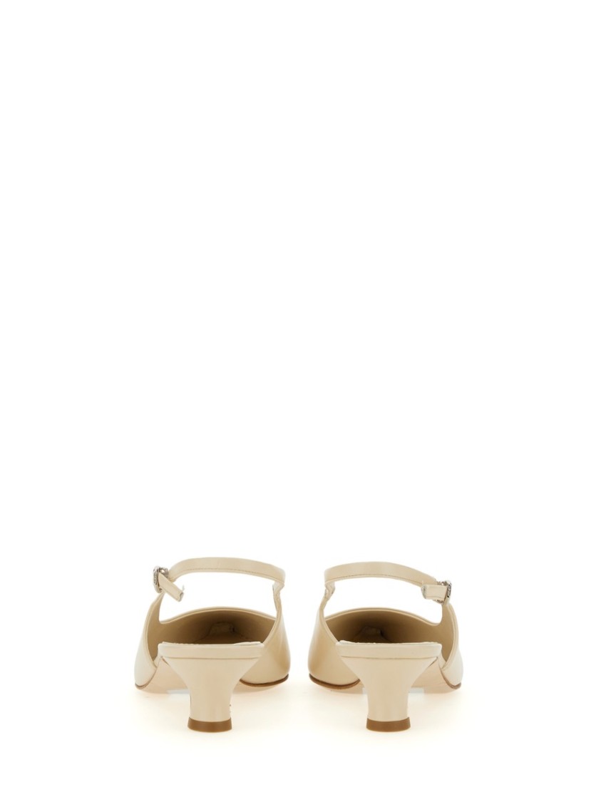 Aeyde Catrina Leather Kitten-heel Slingback Pumps