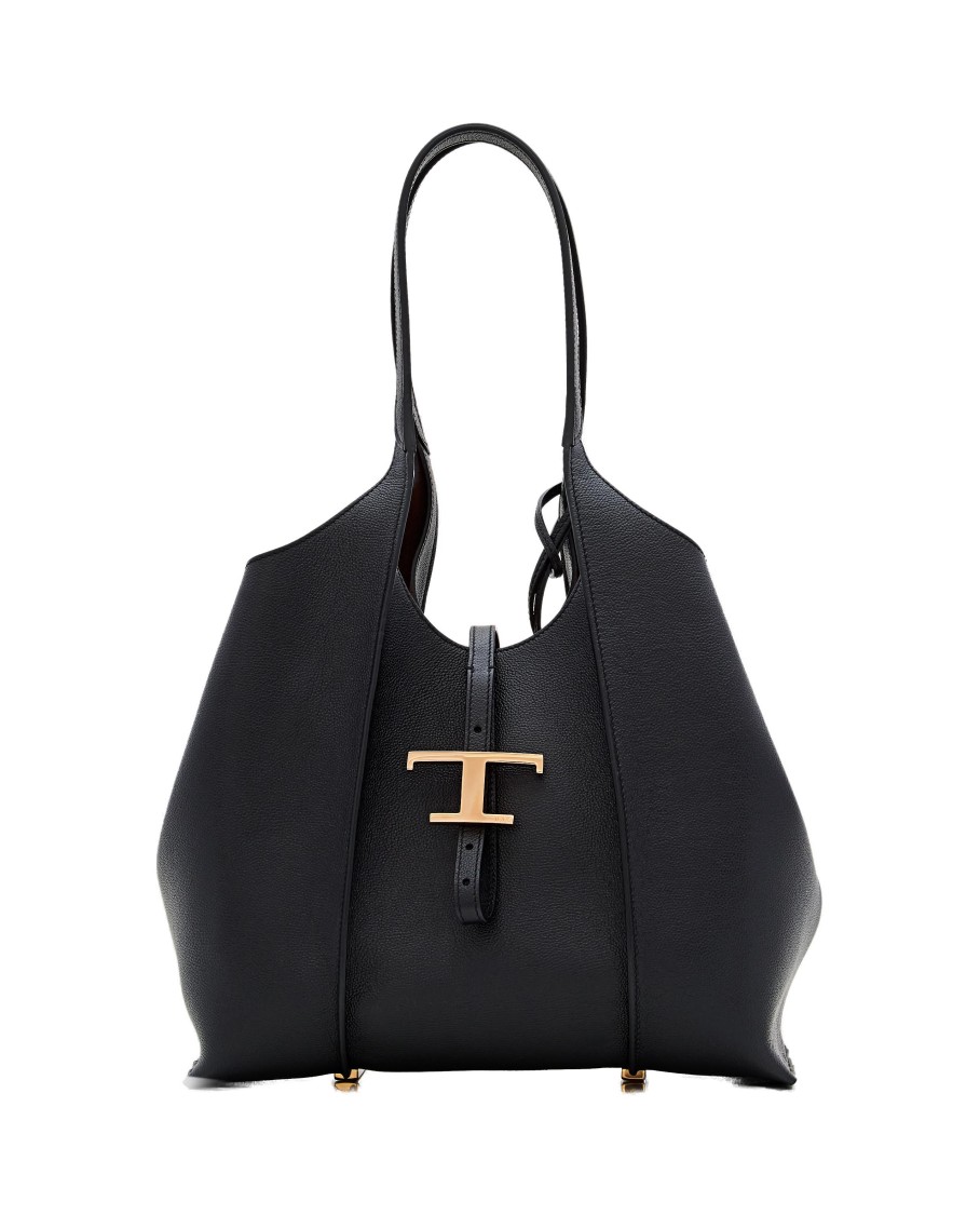 Tod's Tsb Small Shopping Bag In Black