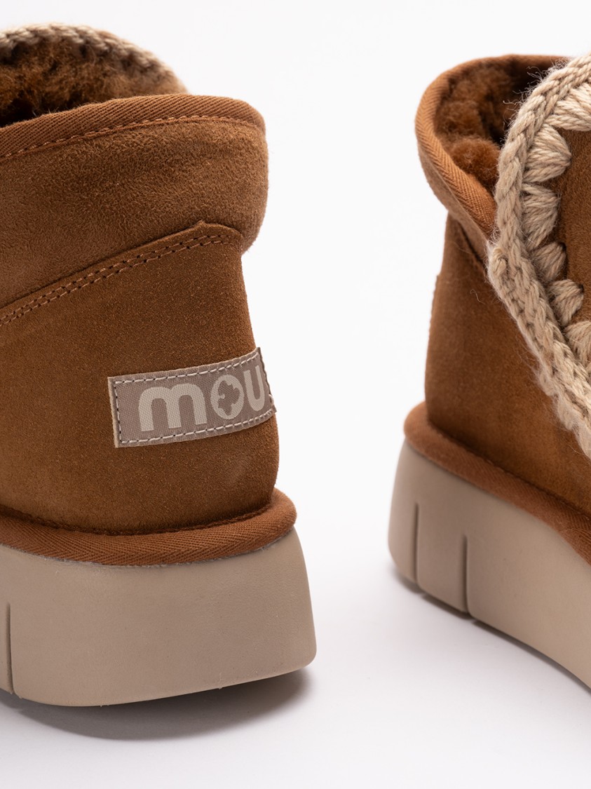 Mou `eskimo Bounce Sneaker In Brown