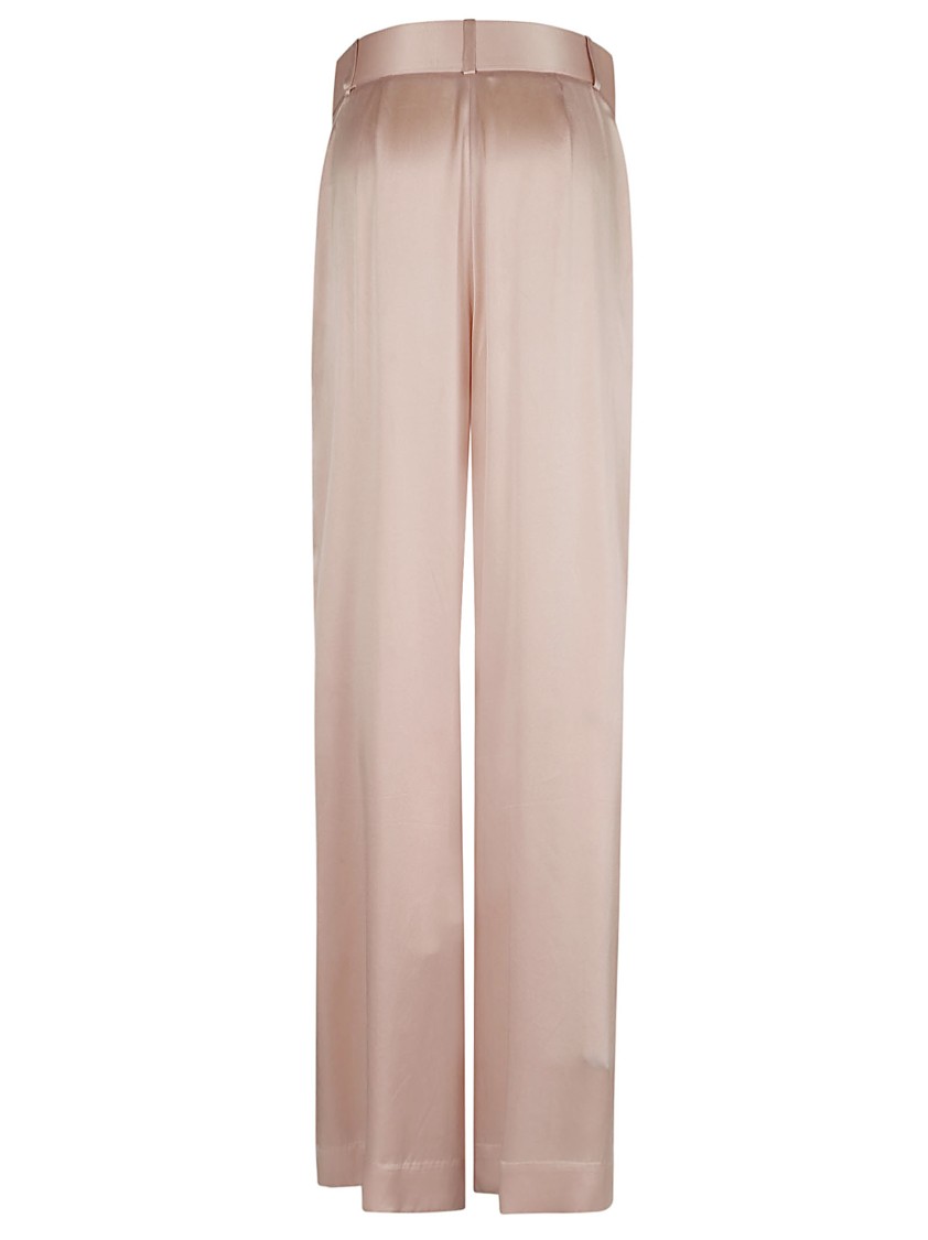 ZIMMERMANN ZIMMERMANN PINK SILK TUCK PANT