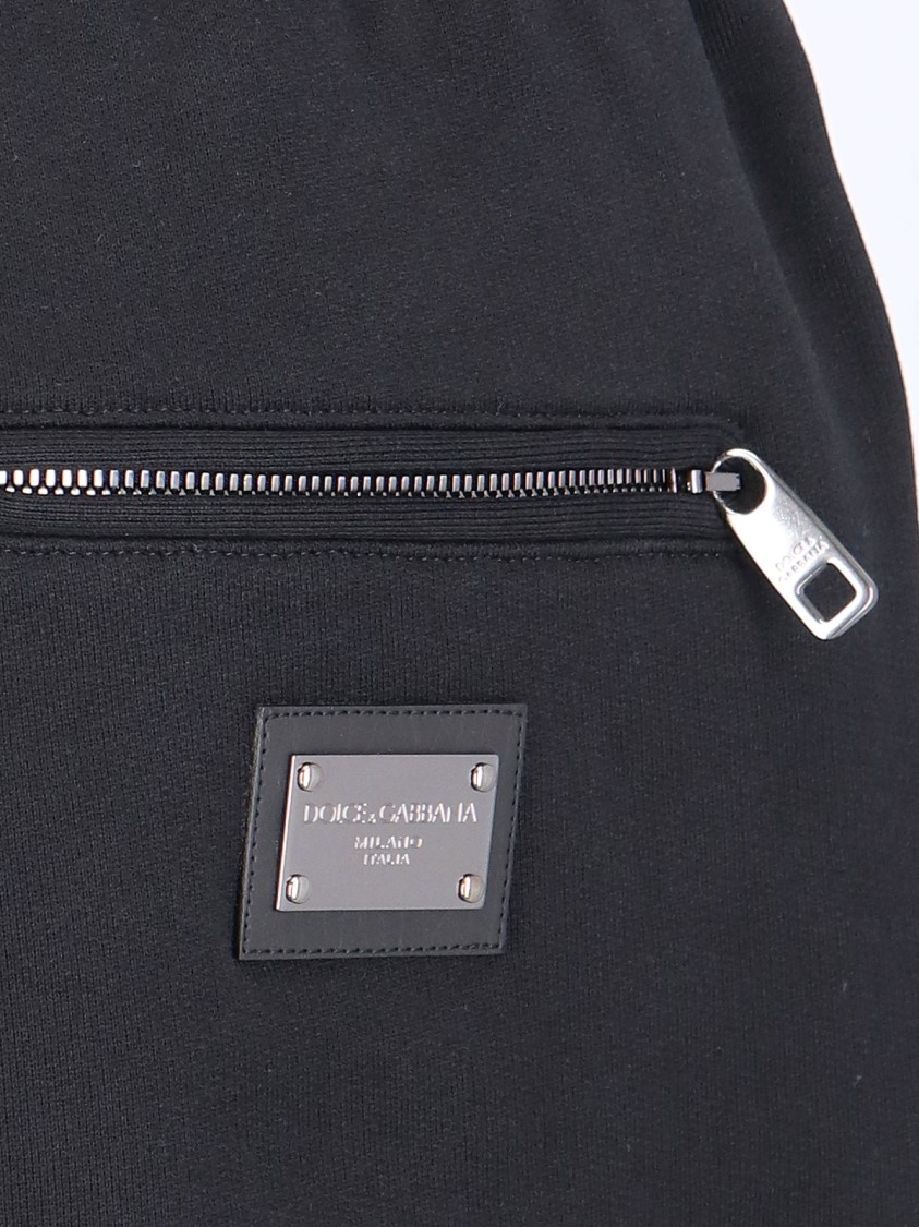 Dolce & Gabbana Logo Track Pants In Black