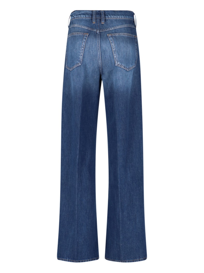 Shop Frame "le High 'n' Tight" Jeans In Blue