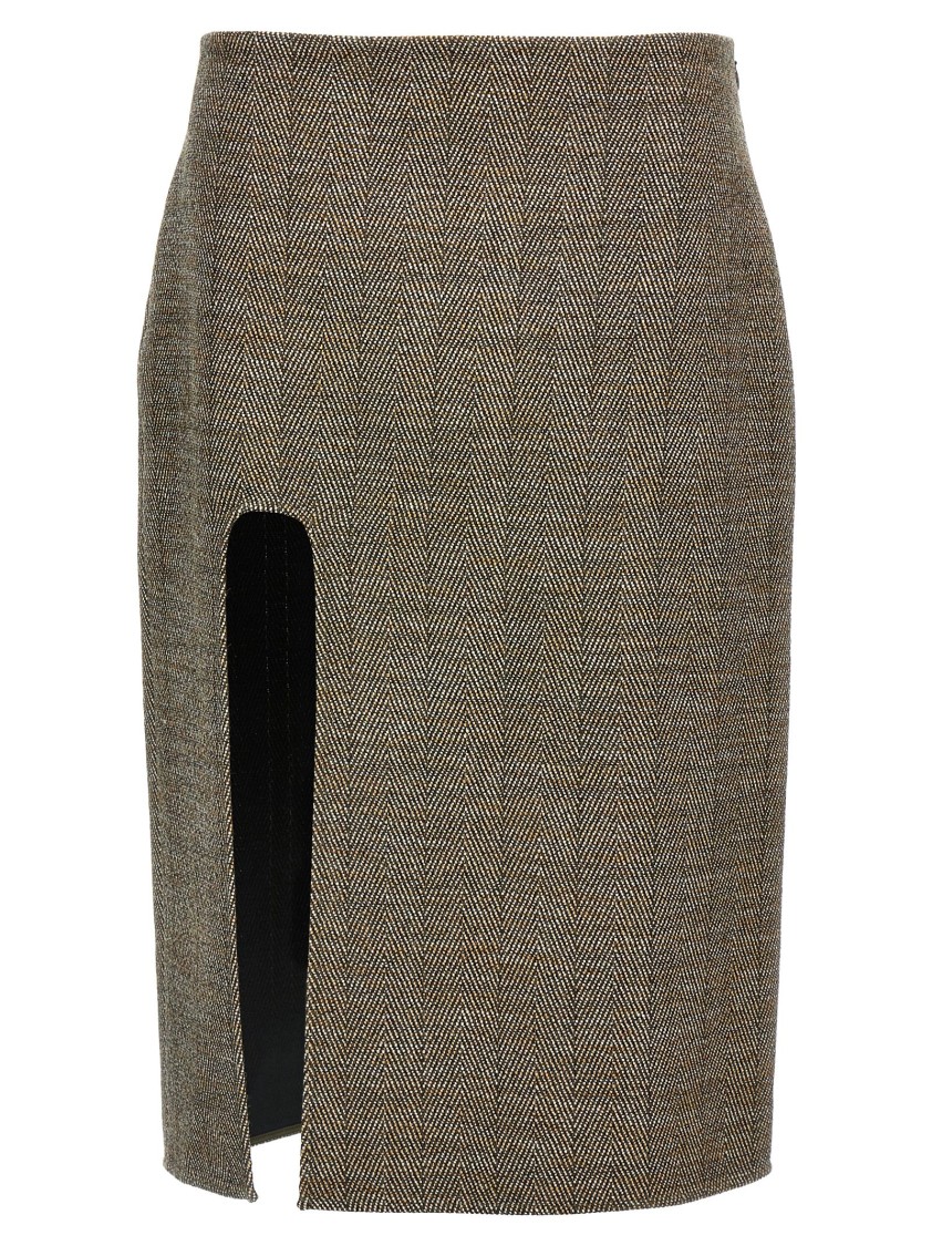 ミニスカート Stella Mccartney Geometric Split Tweed Skirt Stella Mccartney Geometric Split Tweed Skirt Mini | THE LIST