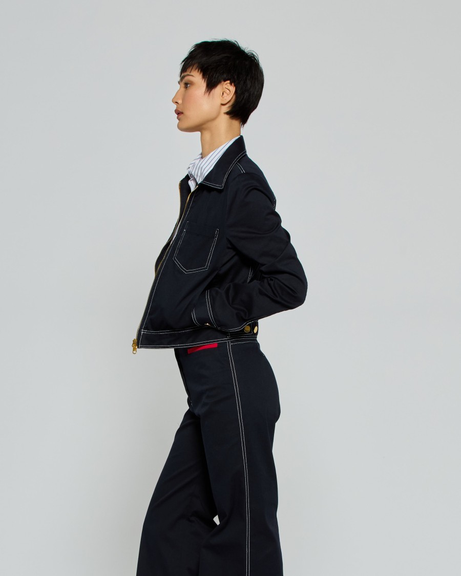 Serena Bute Cargo Jacket '25 - Navy
