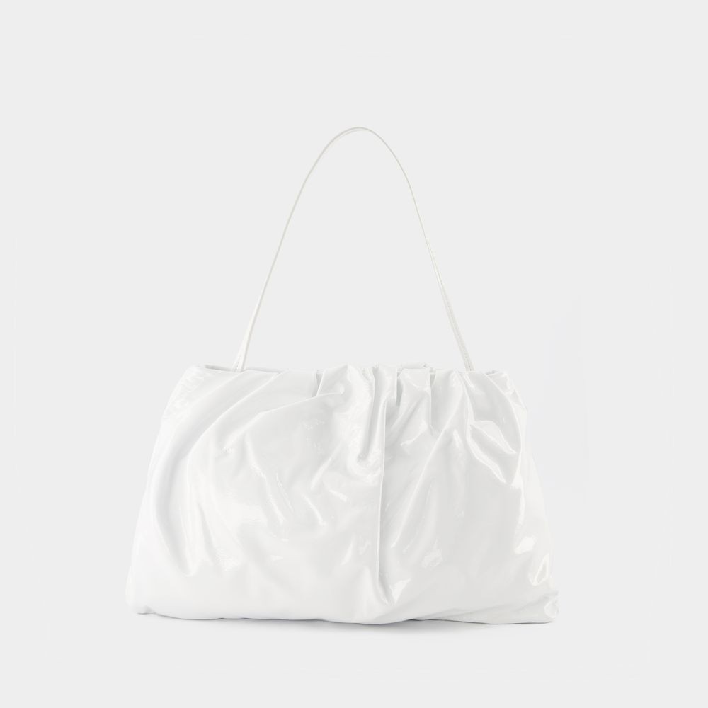 トートバッグ Staud Phoebe Bag - Leather - White Staud Phoebe Bag - Leather - White in White | THE LIST