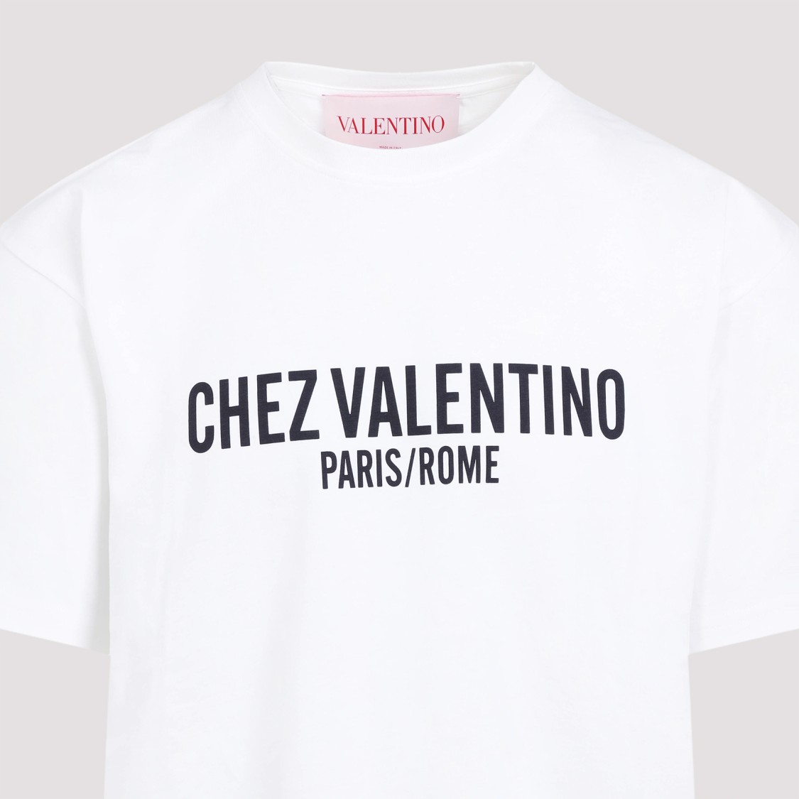 Valentino Garavani Cotton Crew-neck T-shirt In White