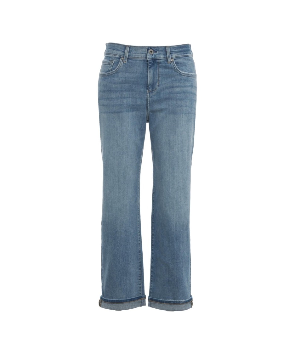 Liu •jo Liu Jo Relaxed-fit Low-waist Boyfriend Jeans With Distressed Detailing In Blue