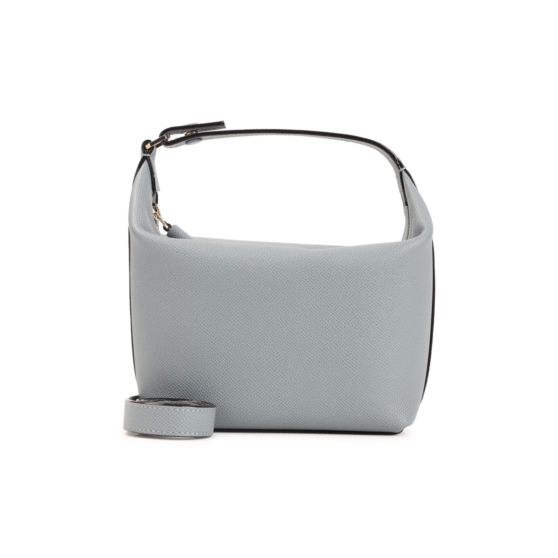 Valextra Structured Calf Leather Shoulder Bag With Design