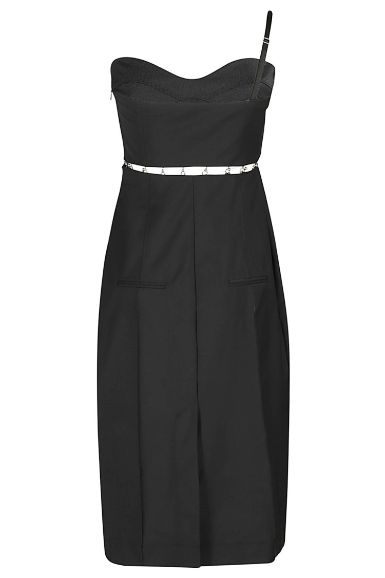 ANNA OCTOBER ANNA OCTOBER MID-LENGTH SHEATH DRESS WITH SWEETHEART NECKLINE