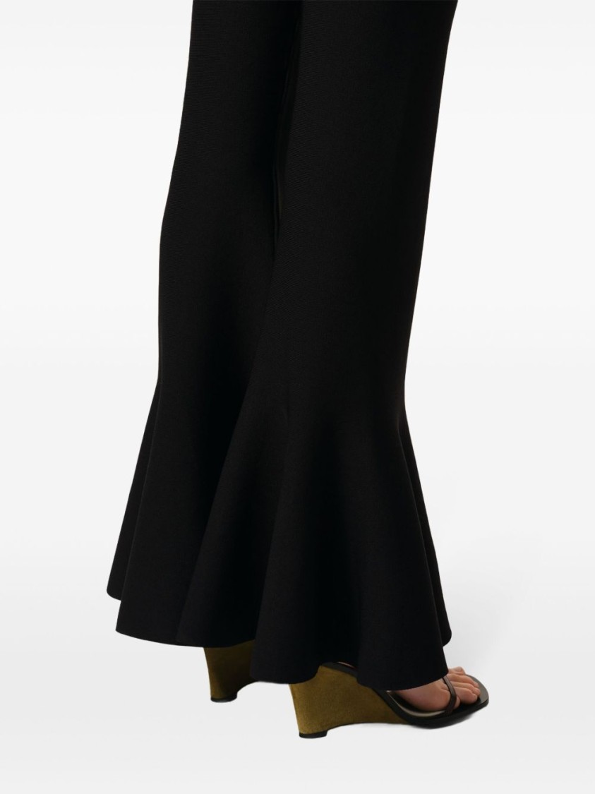 Ami Alexandre Mattiussi Black Godet Short Trousers Black In Black