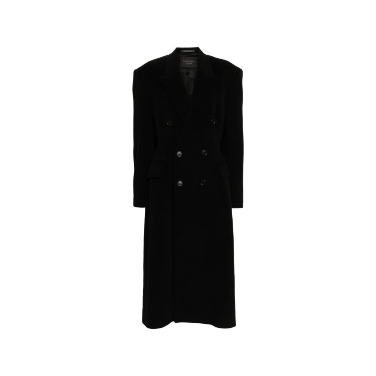 Balenciaga Cashmere And Wool Cinched Coat Long | THE LIST