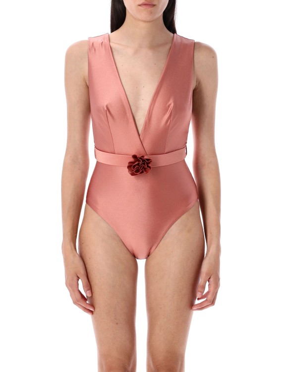 【Zimmermann】LUCKY PLUNGE FLOWER フラワー ワンピース水着 Zimmermann Lucky Plunge Flower One Piece Swimsuit | THE LIST