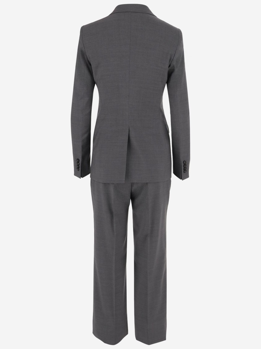 Shop Tagliatore Stretch Virgin Wool Suit